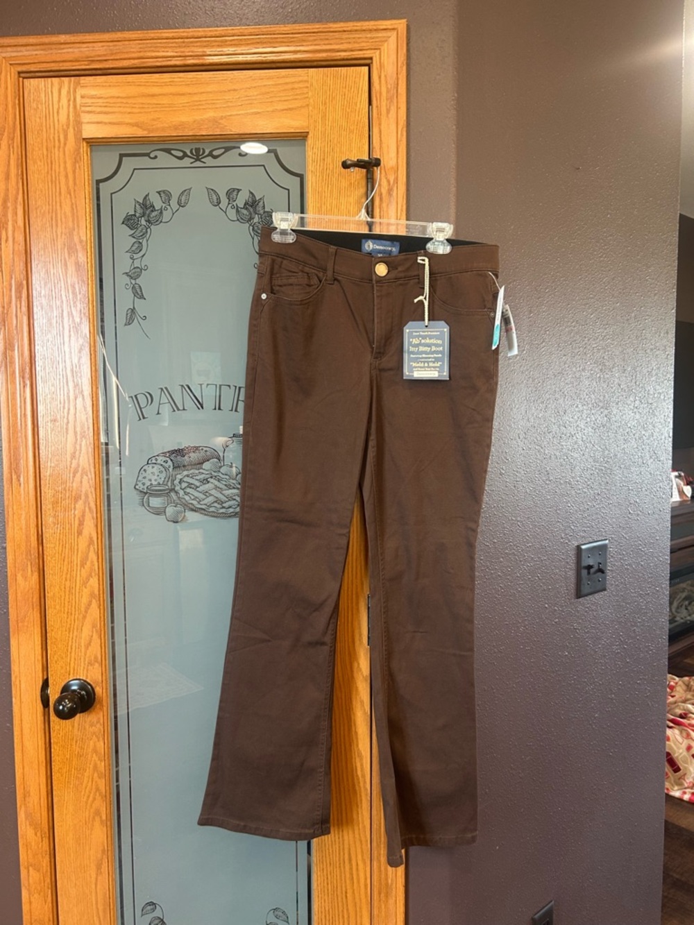 Democracy Brown Bootcut Stretch Jeans